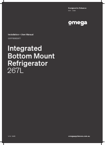 Manual Omega OIFFBM267 Fridge-Freezer