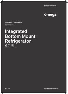Manual Omega OIFFBM400 Fridge-Freezer