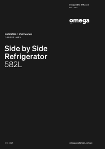 Manual Omega OSBS583WBX Fridge-Freezer