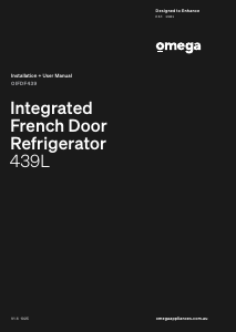 Manual Omega OIFDF439 Fridge-Freezer