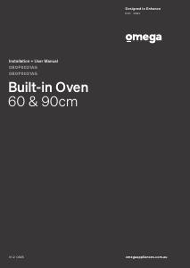 Manual Omega OBOP9021AG Oven
