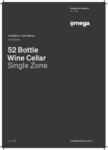 Manual Omega OCW52SB Wine Cabinet