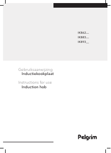 Handleiding Pelgrim IK893MG Kookplaat