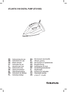 Bruksanvisning Taurus Atlantis 3100 Digital Pump Strykjärn