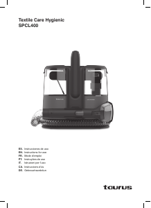 Manuale Taurus Textile Care Hygienic Pulitore per materassi