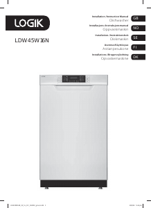 Manual Logik LDW45W16N Dishwasher