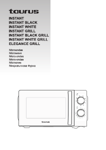 Manual de uso Taurus Elegance Grill Microondas