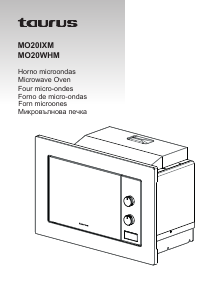 Manual de uso Taurus MO20IXM Microondas