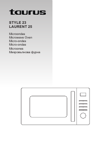 Manual de uso Taurus Style 23 Microondas