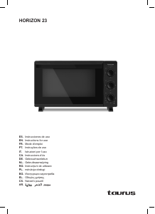 Manual Taurus Horizon 23 Oven