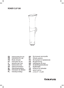 Instrukcja Taurus Roner Clip 360 Cyrkulator sous-vide