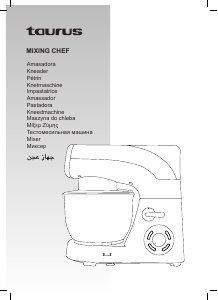 Manual de uso Taurus Mixing Chef Batidora de pie