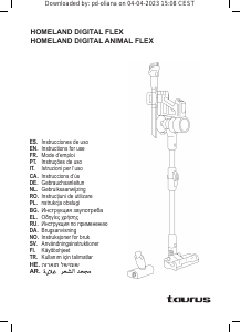 Manual Taurus Homeland Digital Animal Flex Aspirator