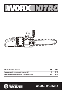 Manual de uso Worx WG350 Sierra de cadena