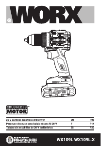 Manual de uso Worx WX109L Atornillador taladrador