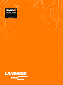 Mode d’emploi Worx WR210 Landroid Tondeuse à gazon