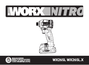 Handleiding Worx WX265L.9 Schroefmachine