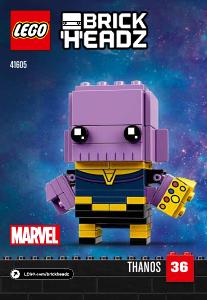 Handleiding Lego set 41605 Brickheadz Thanos