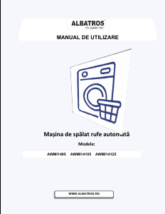 Manual Albatros AWMI14125 Mașină de spălat