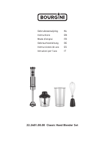 Manuale Bourgini 22.2401.00.00 Classic Frullatore a mano