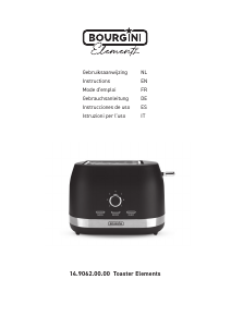 Manual de uso Bourgini 14.9062.00.00 Elements Tostador