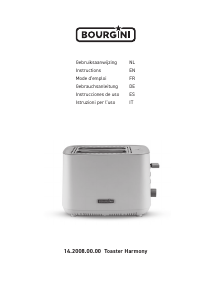Mode d’emploi Bourgini 14.2008.00.00 Harmony Grille pain