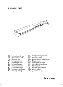 Käyttöohje Taurus Slimlook 3 Care Hiustensuoristin