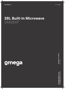 Manual Omega OM28XF Microwave