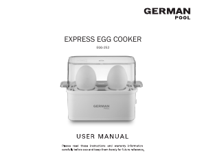 Bruksanvisning German Pool EGG-252 Äggkokare