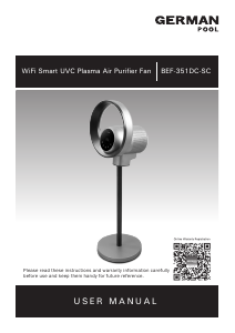 Handleiding German Pool BEF-351DC-SC Ventilator