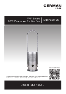 Handleiding German Pool EFB-PC30-SC Ventilator
