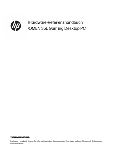 Bedienungsanleitung HP OMEN GT16-0778ng Desktop