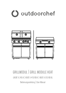 Mode d’emploi OutdoorChef Heat X-415 Barbecue