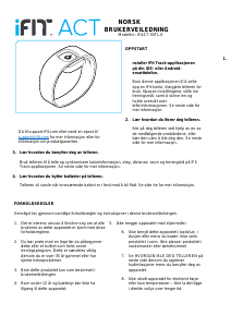 Bruksanvisning iFit Act Skritteller
