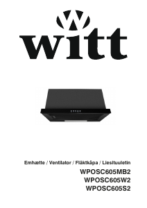 Brugsanvisning Witt WPOSC605S2 Emhætte