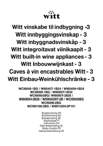 Bruksanvisning Witt WCI6088-2BG Vinkyl