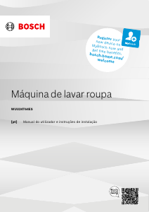 Manual Bosch WUU24T64ES Máquina de lavar roupa