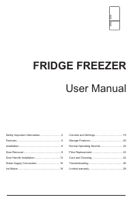 Manual Crosley CFUE2021AW Fridge-Freezer