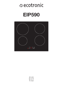 Käyttöohje Ecotronic EIP590 Keittotaso