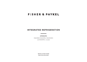 Bruksanvisning Fisher and Paykel RS6019S3RH1 Kylskåp