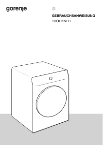 Bedienungsanleitung Gorenje D5G49D Trockner
