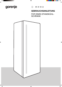 Bedienungsanleitung Gorenje RN618D6X6WF Kühlschrank