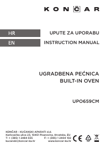 Handleiding Končar UPO659CM Oven