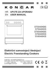 Bruksanvisning Končar ST5040KBS Spis