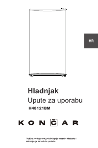 Bruksanvisning Končar H48121BM Kylskåp