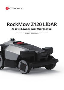 Bruksanvisning Roborock RockMow Z120 LiDAR Gräsklippare