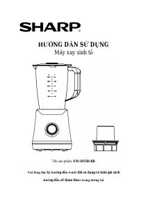 Bruksanvisning Sharp EM-SP250-BR Blender
