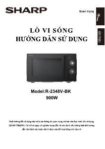 Handleiding Sharp R-2348V-BK Magnetron