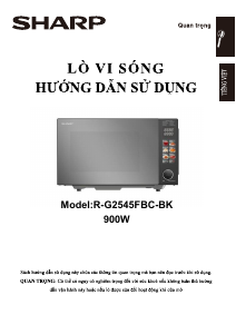 Handleiding Sharp R-G2545FBC-BK Magnetron