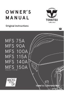 Bruksanvisning Tohatsu MFS 150A (EU Model) Utombordare